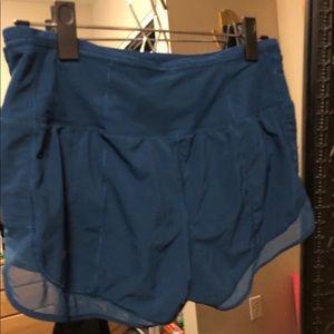 Blue, mesh Lululemon shorts!